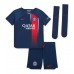 Paris Saint-Germain Manuel Ugarte #4 Koszulka Podstawowych Dziecięca 2023-24 Krótki Rękaw (+ Krótkie spodenki)